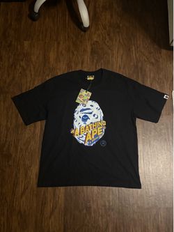 Bape “Moon Head” Black T-Shirt Large