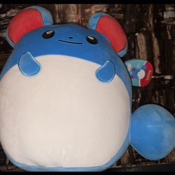 Original Squishmallows pokemon marill 14" plush