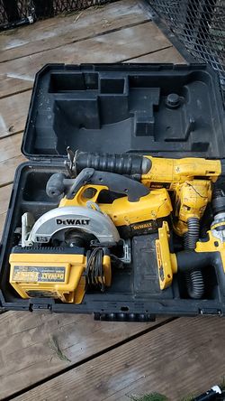 Dewalt 36volt set battery wok