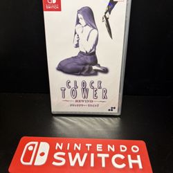 Clock Tower: Rewind Nintendo Switch (Alternate Cover) Brand New Sealed Clean!