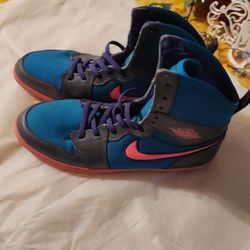 Nike Air Jordan 1 Retro Skinny High Teal shoes Youth size 6Y