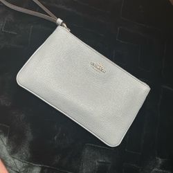 Coach Corner Zip Wristlet 