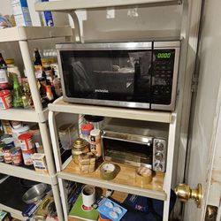 Microwave And Stand