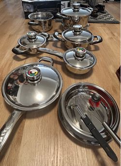 Pressure cooking set