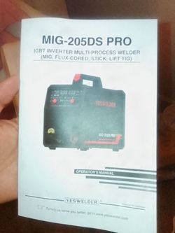 YesWelder MIG-205DS Pro Operator's Manual