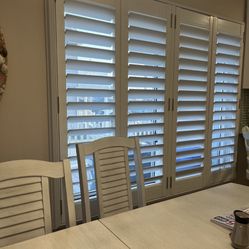 Hunter Douglas Plantation Shutters - White Vinyl