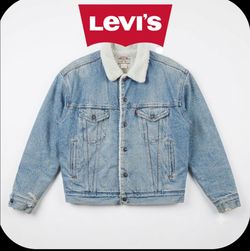 Vintage Authentic LEVI'S with Wool Lining 1980's Nice!