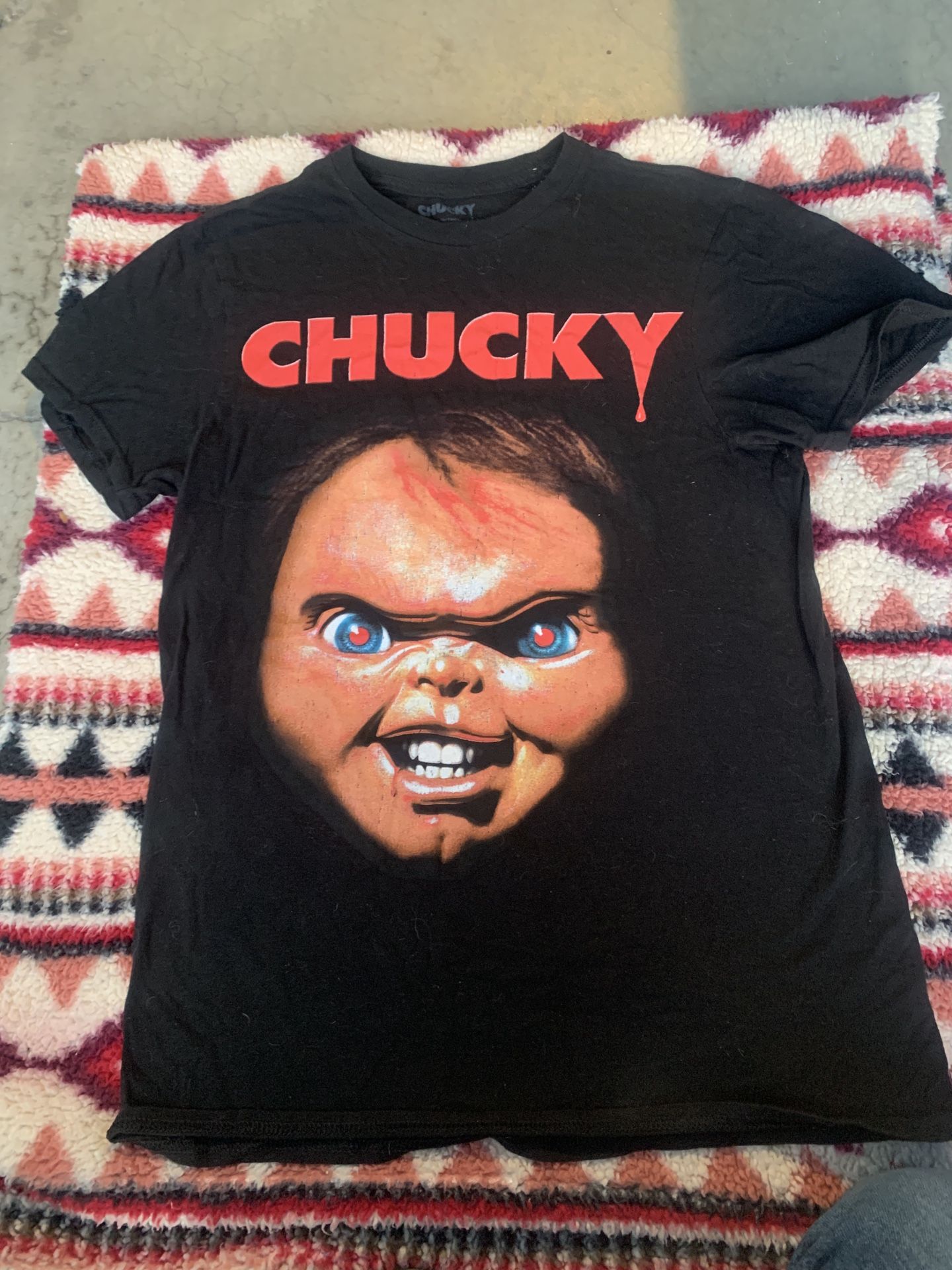Universal Studios Chucky Child’s Play Black Short Sleeved Tee Shirt