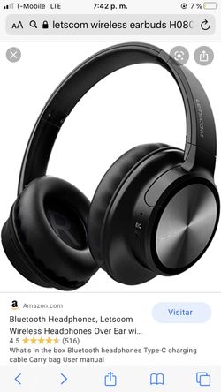 LETSCOM WIRELESS HEADPHONED
