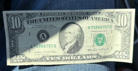 1985 10 Dollar