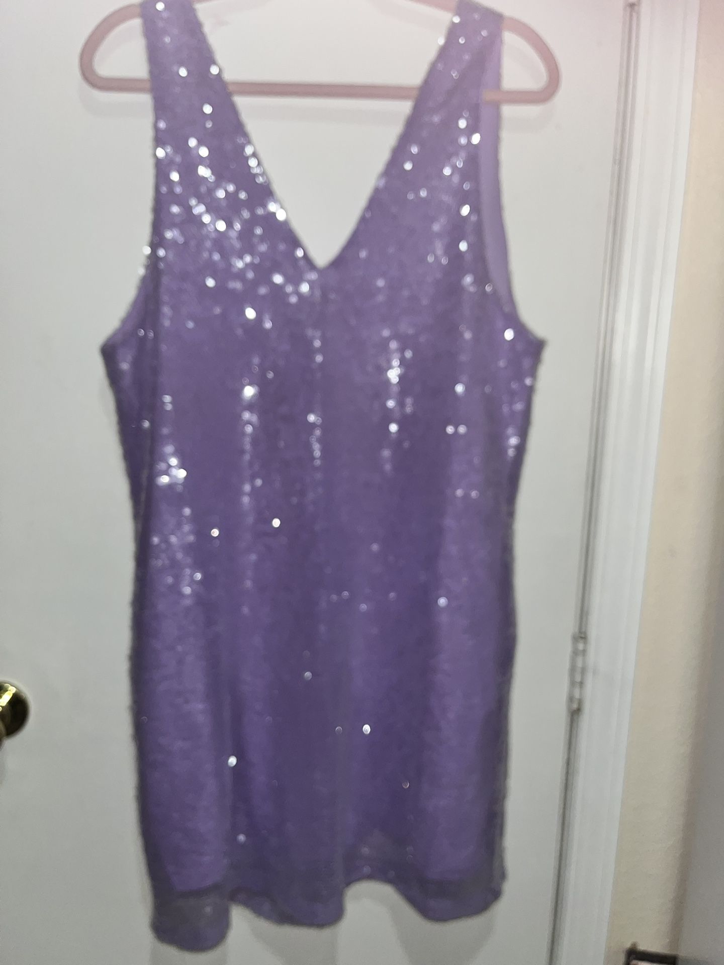 Purple Sequin dress