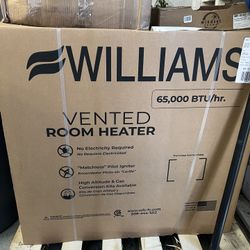 Williams Vented Room Heater for Sale in Oakland, CA - OfferUp