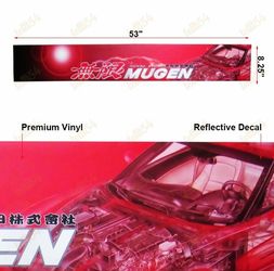 Car Windshield Banner: Mugen Honda Sport