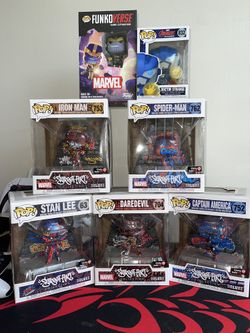 Street art Funko pop marvel And Funko verse