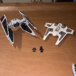 Lego 75348 Fang Fighter vs Tie Interceptor (Builds 100% complete)