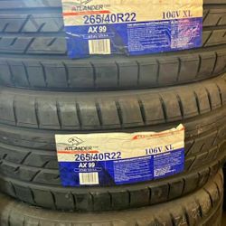 265 40 22 All 4 Tires Set 