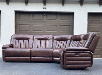 🛋️ Couch/Sofa Sectional - Electric Recliners - Brown - Delivery Available 🚛