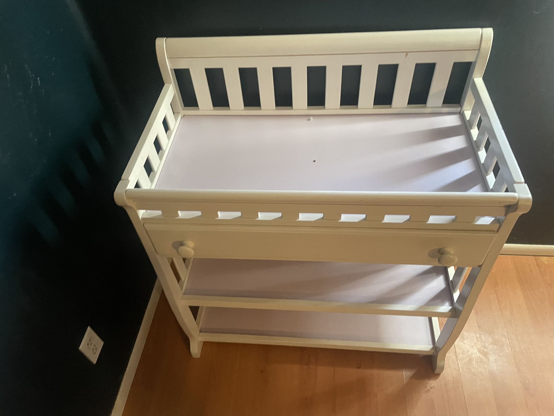 Crib And Changing Table