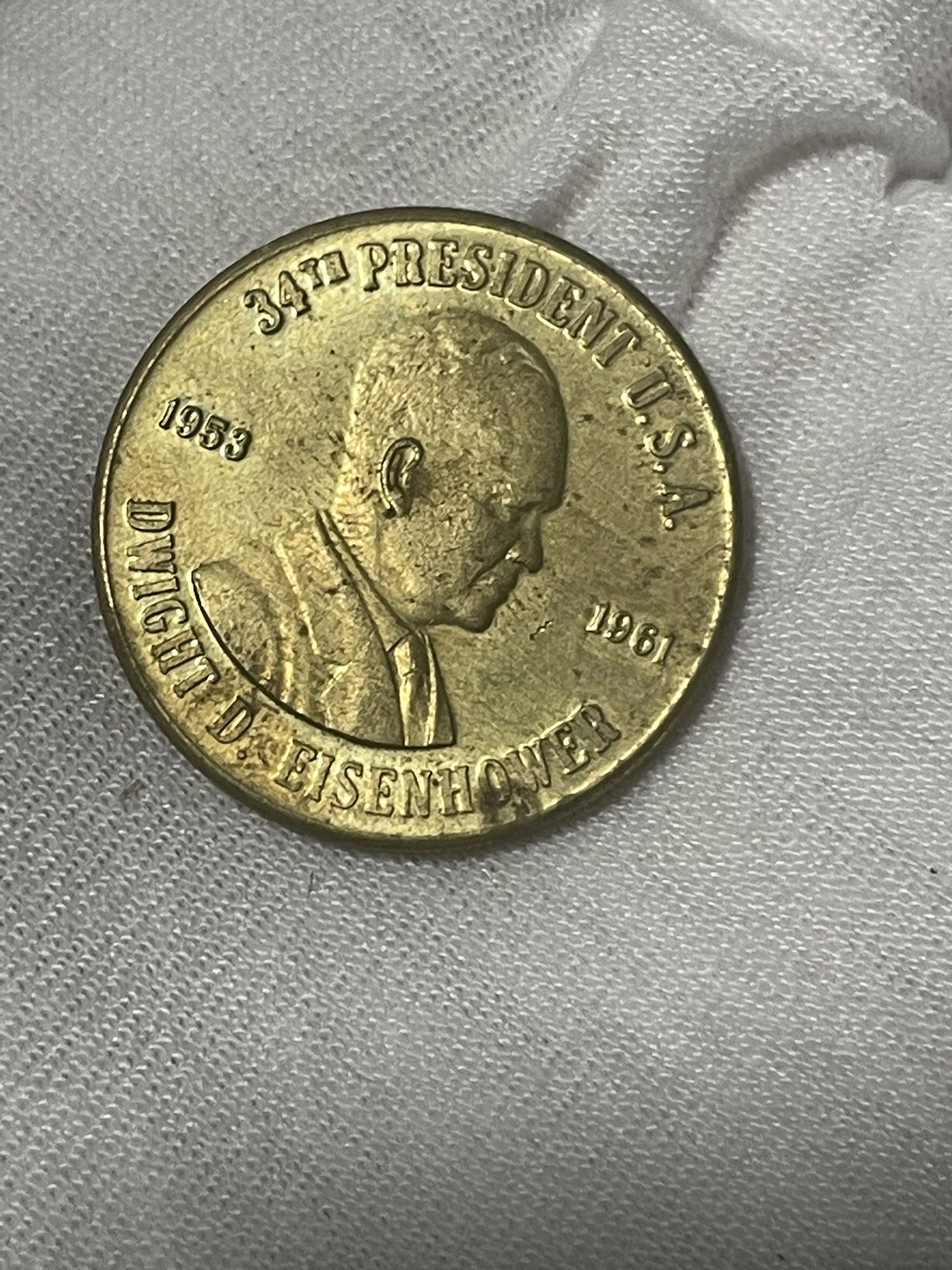 Dwight D Eisenhower 34Th President commemorative coin