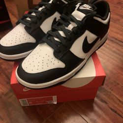 Dunk Low Black White Size 8.0