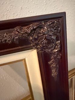 Hand Carved 8x10 picture frame