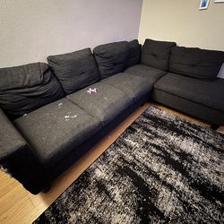 Free L section couch this weekend only