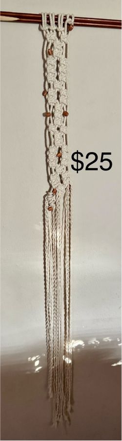 Handcrafted macrame $25