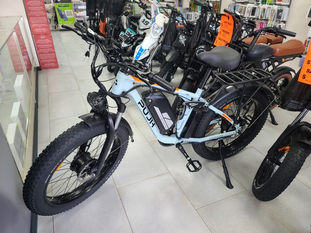 Pujh 26" Electric Bicycle 45MPH! Finance For $50 Down Payment!!