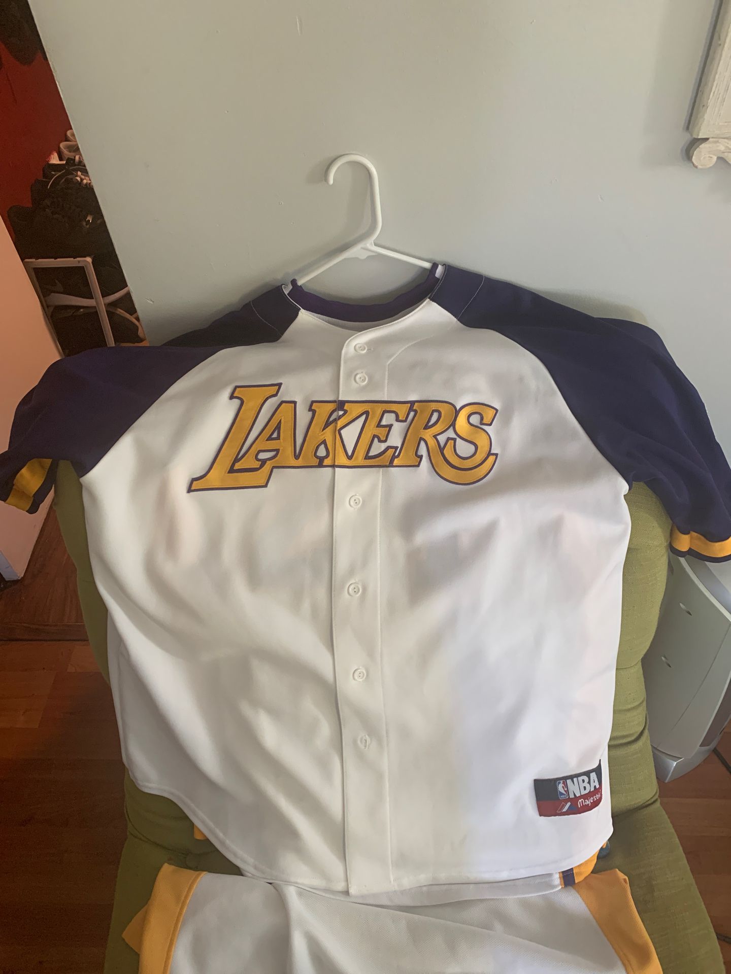 Lakers baseball jersey