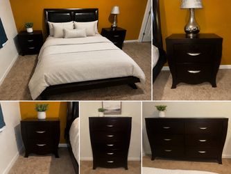 Dark Espresso Bedroom Furniture Set (Mattress NOT included) $500 OBO