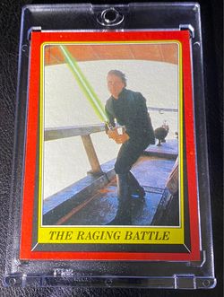 1983 Topps Star Wars Return of the Jedi The Raging Battle Luke Skywalker #51