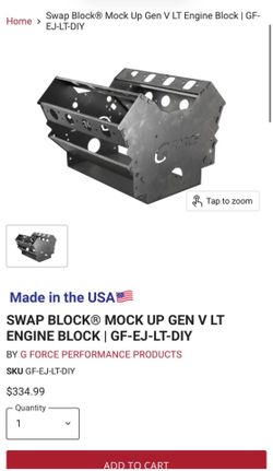 Gen V LT Mock up engine
