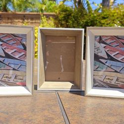 Set Of 3 Matching 4 x 6 Picture Frames