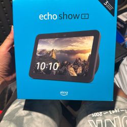 Amazon Echo Show 8 (newest model), With Spatial Audio, Smart Home Hub, and Alexa, Charcoal