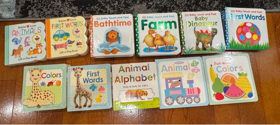 11 Baby Board Books- All for $12 total