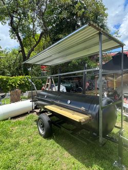 330 Gallon Smoker Trailer