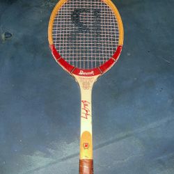 Vintage Billie Jean King Tennis Racket Bancroft
