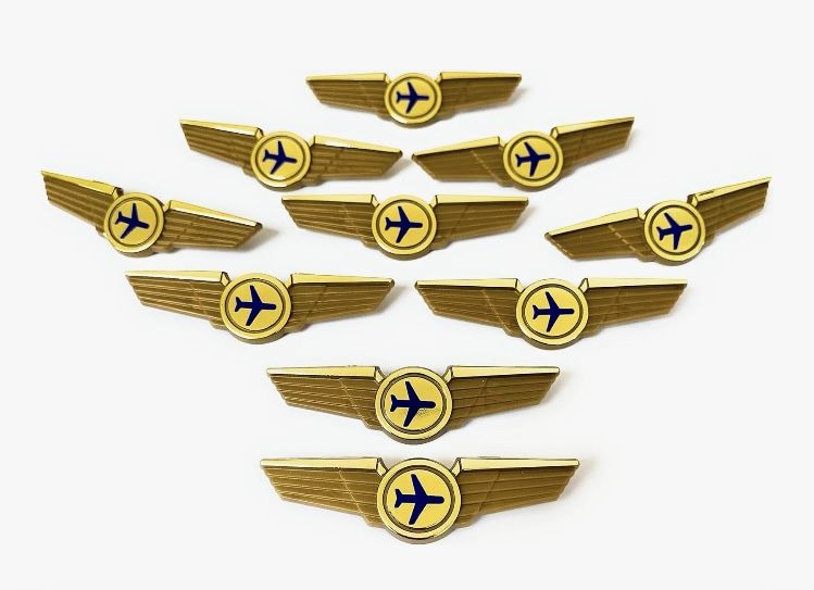 Airlines Pilot Costume Wings Airplane Pins Toys