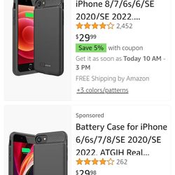 Iphone 6, 7, 8 SE charger Case