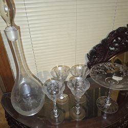 Vintage Fostering 6pc Glass Set