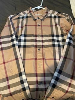 Burberry Brit Check Button-Down Shirt - long sleeve