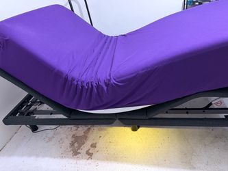 Twin XL Purple Mattress and Frame