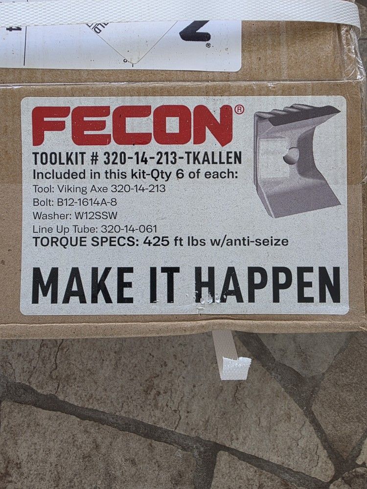 Fecon Teeth Toolkits 5 Boxes