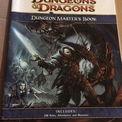 2008 Dungeons&Dragons/ Dungeon masters book.