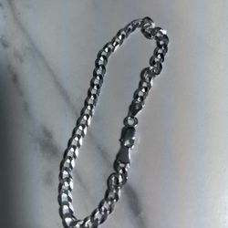 8” Sterling Silver Bracelet 