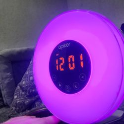 Apiker Wake-Up Light Alarm Clock With Sunrise Simulation 