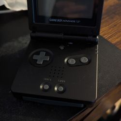 Onyx Black Gameboy Advance SP System Used