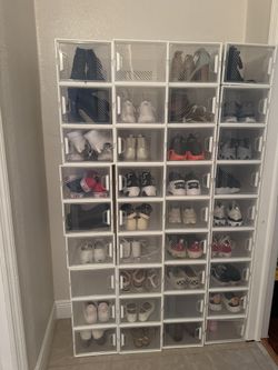 Shoe Boxes That Stack And Lock In 