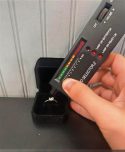 VVS1 Adjustable Moissanite 1ct Engagement Ring