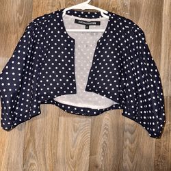 European Culture Girls Crop Cardigan Size 6